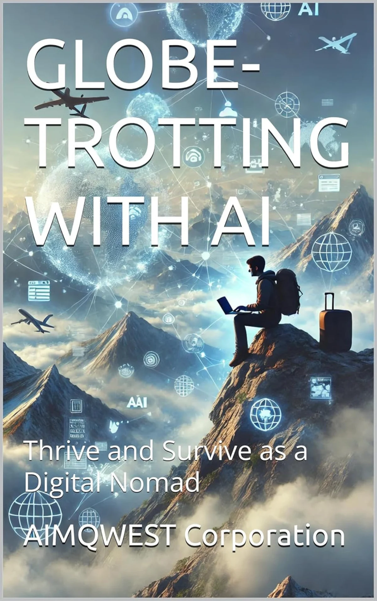 GLOBE-TROTTING WITH AI: Thrive and Survive as a Digital Nomad cover
