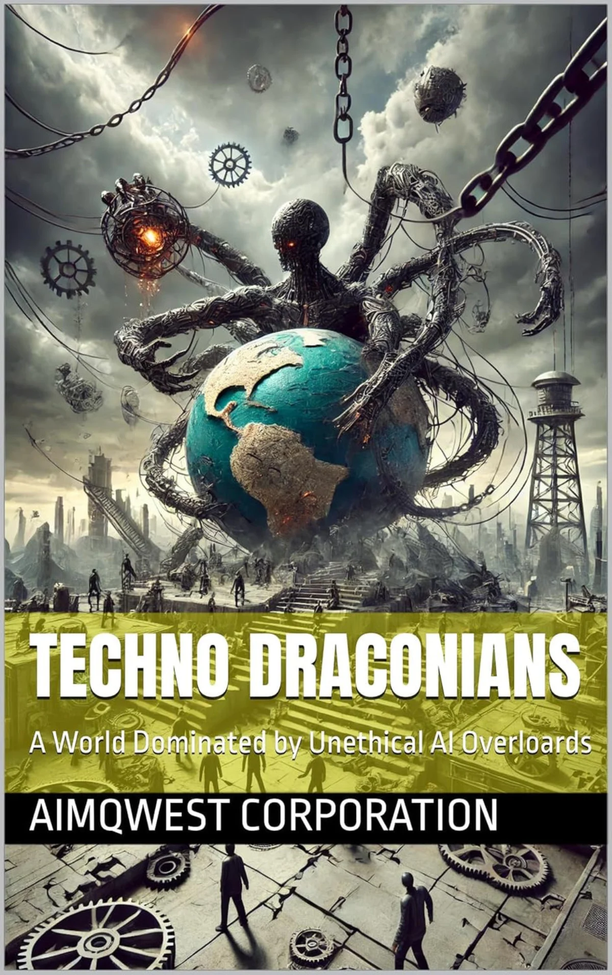 TECHNO DRACONIANS: A World Dominated by Unethical AI Overlords cover