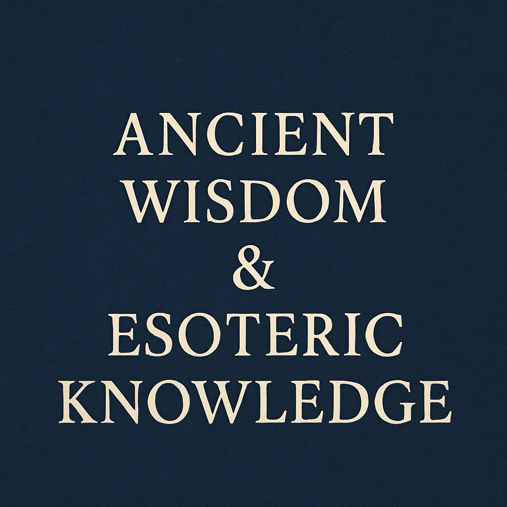 ANCIENT WISDOM & ESOTERIC KNOWLEDGE